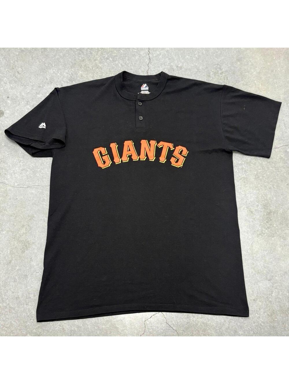 Majestic MLB San Francisco Giants Henley Shirt